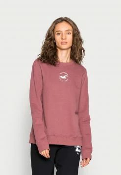 Hollister Co. LOGO CREW - Sweatshirt - Rose Brown | Damen