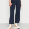 Hollister Co. UHR SOLID LEG UPDATE - Stoffhose - Navy | Damen -Hollister Geschäft 4f6466dba0204e70b3c49845f96392d2