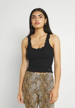 Hollister Co. CINCH CAMI - Top - Black | Damen