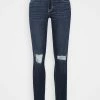 Hollister Co. MED CLEAN - Jeggings - Blue Denim | Damen