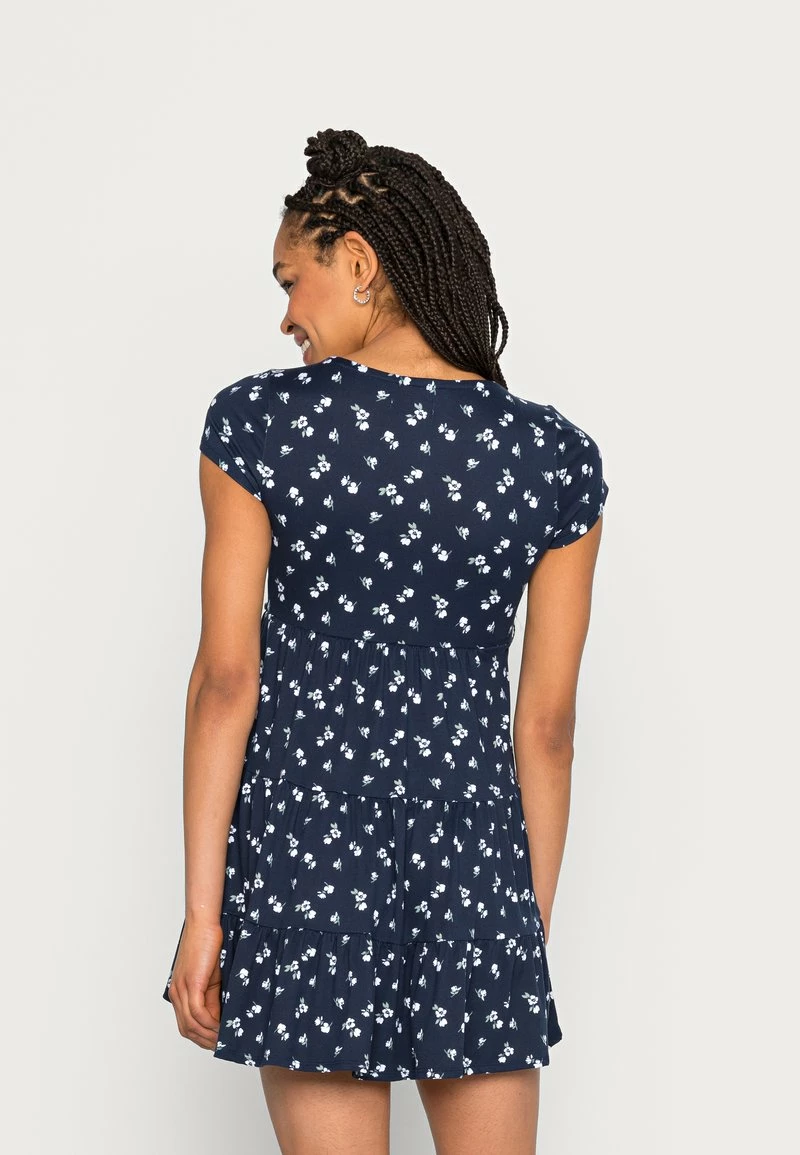 Hollister Co. TIERED SHORT DRESS - Freizeitkleid - Navy Floral | Damen 5 Hollister Co. TIERED SHORT DRESS - Freizeitkleid - Navy Floral | Damen – Bild 3