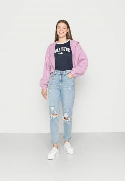 Hollister Co. CORE EXTENSIONS - T-Shirt Print - Navy | Damen -Hollister Geschäft 557e2cfeb48841dd87beb47c5243b289