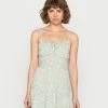 Hollister Co. BARE RUCHED BUST DRESS - Freizeitkleid - Green | Damen -Hollister Geschäft 567f214381294695a38d4a7d8060c644