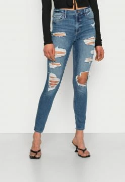 Hollister Co. Jeans Skinny Fit - Dark Blue Denim | Damen