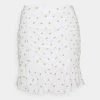 Hollister Co. CINCH SKIRT - Minirock - White | Damen -Hollister Geschäft 56aaa45107354aa0ad76c054658cb780