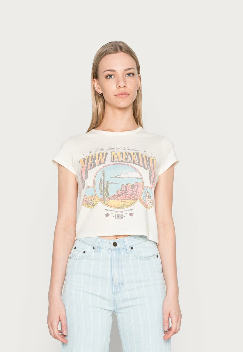 Hollister Co. TREND - T-Shirt Print - Cream | Damen 3 Hollister Co. TREND - T-Shirt Print - Cream | Damen