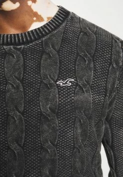 Hollister Co. Strickpullover - Washed Black | Herren -Hollister Geschäft 59094680b6d94569a4a88e80f92821c5