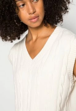 Hollister Co. OVERSIZED - Strickpullover - Antique White Cables | Damen -Hollister Geschäft 59c8c0765bf64232acb5af167806dd96