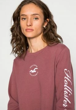 Hollister Co. LOGO CREW - Sweatshirt - Rose Brown | Damen -Hollister Geschäft 5a3b4aec4bb041db8640832965a899a5
