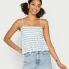 Hollister Co. BARE SMOCKED WOVEN - Top - Blue & White Stripes | Damen 2 Hollister Co. BARE SMOCKED WOVEN - Top - Blue & White Stripes | Damen -Hollister Geschäft 5a4b04c266c947e68002bcdf860c8f24