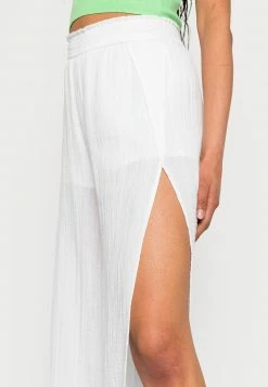 Hollister Co. PULL ON WIDE LEG PANT - Stoffhose - White | Damen -Hollister Geschäft 5b6c9c024b6240158b7f33205399f005