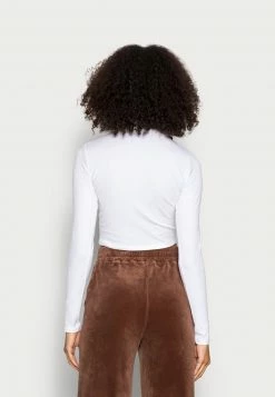 Hollister Co. CROP MOCK - Langarmshirt - White With Argle | Damen -Hollister Geschäft 5c09f61815e74882a11c00ea55be5b4a