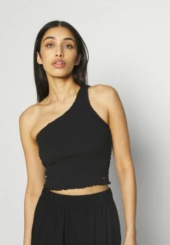 Hollister Co. ONE SHOULDER - Top - Black | Damen -Hollister Geschäft 5d40de86a5b742b2be78ccf42f69b738