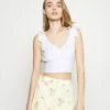 Hollister Co. ECLECTIC BARE PRETTY STATEMENT - Top - White | Damen -Hollister Geschäft 5e1818b5ac5846699b10ad2db92b9258