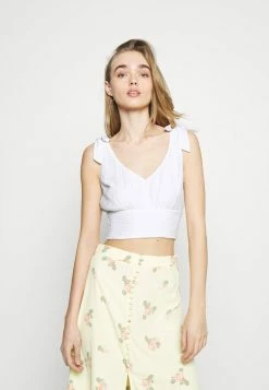 Hollister Co. ECLECTIC BARE PRETTY STATEMENT - Top - White | Damen