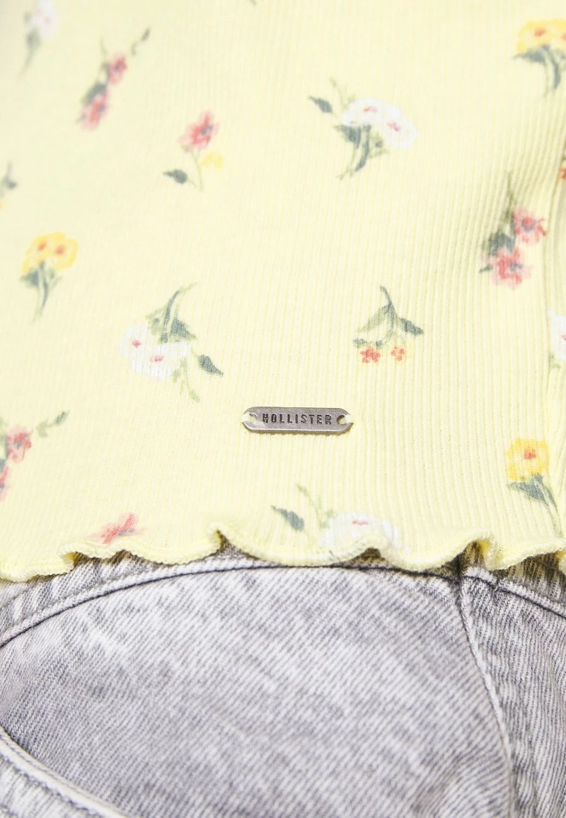 Hollister Co. LETTUCE BABY TEE - T-Shirt Print - Yellow | Damen 8 Hollister Co. LETTUCE BABY TEE - T-Shirt Print - Yellow | Damen – Bild 6