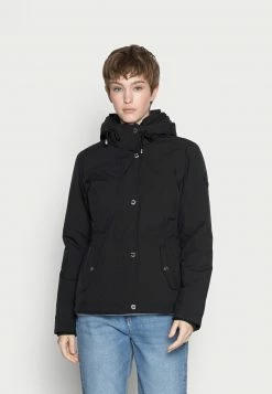 Hollister Co. LUXE ALL WEATHER JACKET - Winterjacke - Black Beauty | Damen