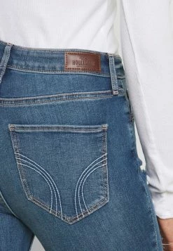 Hollister Co. CURVY MED SHRED - Jeans Skinny Fit - Blue | Damen -Hollister Geschäft 6010e5ff6287460ca606551c3dd1f4c5