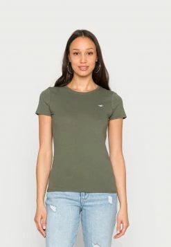 Hollister Co. SLIM CREW MULTIPACK UNISEX - T-Shirt Basic - White/zinfandel/beetle | Damen -Hollister Geschäft 622bd10ae75c44f49a4e1c1104797e93