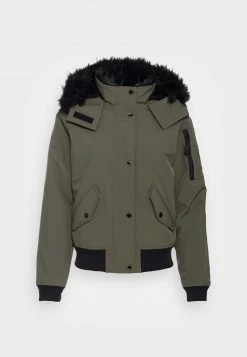 Hollister Co. ALL WEATHER - Winterjacke - Dusty Olive | Damen -Hollister Geschäft 62b1d50aac40458a93a26c78248266f0