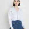 Hollister Co. EASY CROP CARDI - Strickjacke - Light Blue | Damen -Hollister Geschäft 6431a764d72c4e1fb46bc74012ab00bf