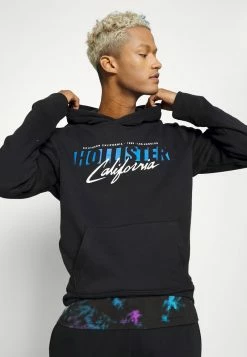 Hollister Co. GRAPHIC OUTFIT SET - Sweatshirt - Black | Herren -Hollister Geschäft 64cbe9b99d0343ff99c69875f482b006