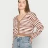 Hollister Co. CARDI STRIPE - Strickjacke - Multi Stripe | Damen -Hollister Geschäft 66f498b7f4844822bb4d089504940834