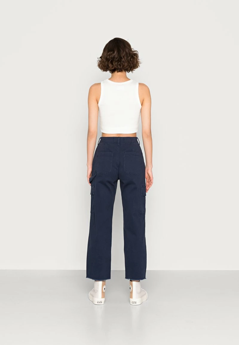 Hollister Co. UHR SOLID LEG UPDATE - Stoffhose - Navy | Damen 5 Hollister Co. UHR SOLID LEG UPDATE - Stoffhose - Navy | Damen – Bild 3