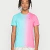 Hollister Co. CREW ICON OMBRE UNISEX - T-Shirt Print - Blue/pink 1 Hollister Co. CREW ICON OMBRE UNISEX - T-Shirt Print - Blue/pink -Hollister Geschäft 68f4583775b14f07a56530febef479d6
