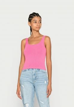 Hollister Co. BARE SEAMLESS SQUARE NECK TANK - Top - Azalea Pink | Damen