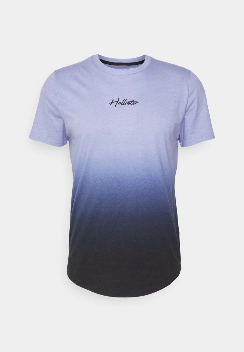 Hollister Co. CURVED HEM OMBRE - T-Shirt Print - Lilac/black Ombre | Herren 6 Hollister Co. CURVED HEM OMBRE - T-Shirt Print - Lilac/black Ombre | Herren – Bild 4