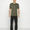 Hollister Co. CREW TREND 2 PACK - T-Shirt Basic - Black/green | Herren -Hollister Geschäft 69d73c39669146cb908c16ca634bbee6