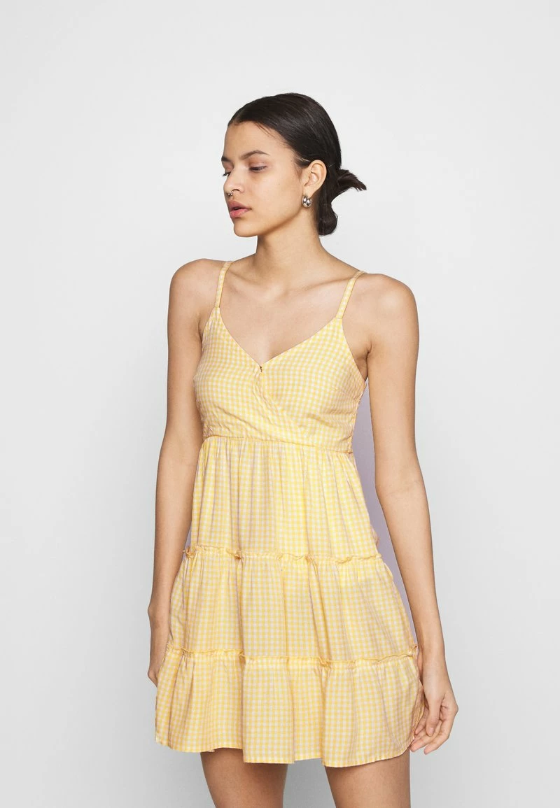 Hollister Co. BARE FEMME SHORT DRESS - Freizeitkleid - Yellow | Damen 3 Hollister Co. BARE FEMME SHORT DRESS - Freizeitkleid - Yellow | Damen