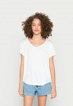 Hollister Co. EASY VEE 3 PACK - T-Shirt Basic - Bright White/apricot Nectar | Damen -Hollister Geschäft 6a74a5398b434c549e1ae49a3fd7c340