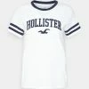 Hollister Co. TECH CORE - T-Shirt Print - White | Damen -Hollister Geschäft 6b9dc0f4540f4bb087e698da33c811a6