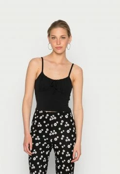 Hollister Co. BARE RUCHED BUST - Top - Casual Black | Damen