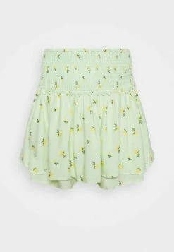 Hollister Co. FLIRTY SMOCKED SKORT - Minirock - Green | Damen -Hollister Geschäft 70a6ca712d4e496782643f0063643598