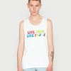 Hollister Co. PRIDE WHITE TANK UNISEX - Top - White -Hollister Geschäft 70a9beea2c3044649d03f35acd7c9aeb