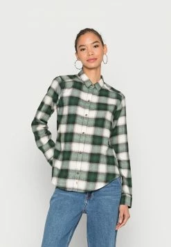 Hollister Co. CYBER DROP - Hemdbluse - Pine Green | Damen