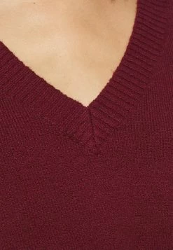 Hollister Co. FABBA V NECK - Strickpullover - Zinfandel | Damen -Hollister Geschäft 72b7189ae35946bb8cf6db71b8de4818