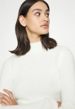 Hollister Co. COZY MOCK NECK - Strickpullover - Jet Stream | Damen -Hollister Geschäft 74fff9dbf15144e3a6d8912786de27ea