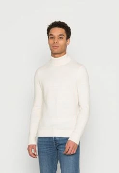 Hollister Co. TURTLENECK - Strickpullover - Cream | Herren