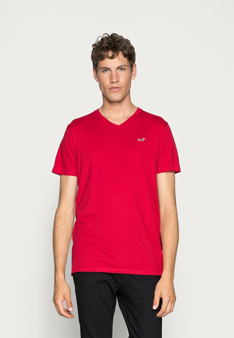 Hollister Co. 5 PACK - T-Shirt Print - White/grey/red/navy Texture/black | Herren 6 Hollister Co. 5 PACK - T-Shirt Print - White/grey/red/navy Texture/black | Herren – Bild 4