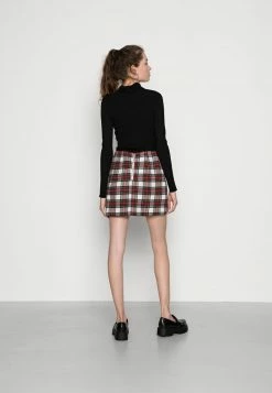 Hollister Co. PLAID STRUCTURED SKIRT - Minirock - White/red Plaid | Damen -Hollister Geschäft 7870b590fb5e45808927d83f6e18be18