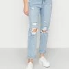 Hollister Co. KNEE MOM - Jeans Straight Leg - Blue Denim | Damen 2 Hollister Co. KNEE MOM - Jeans Straight Leg - Blue Denim | Damen -Hollister Geschäft 78d3c2f6470b457a9aa950c4d6b68405
