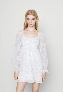 Hollister Co. SHORT DRESS - Freizeitkleid - White | Damen