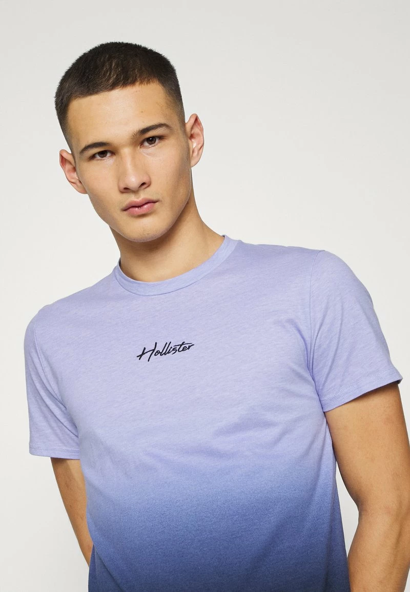 Hollister Co. CURVED HEM OMBRE - T-Shirt Print - Lilac/black Ombre | Herren 7 Hollister Co. CURVED HEM OMBRE - T-Shirt Print - Lilac/black Ombre | Herren – Bild 5