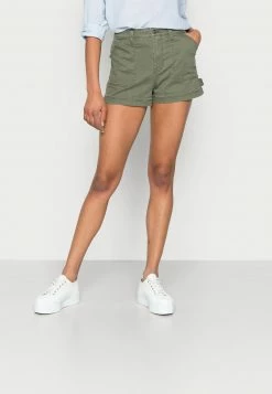 Hollister Co. CHAIN MOM - Shorts - Olive | Damen