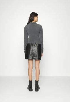 Hollister Co. COZY MOCK NECK - Strickpullover - Magnet | Damen -Hollister Geschäft 7a5023912a924c7483bab58a64b9dc33