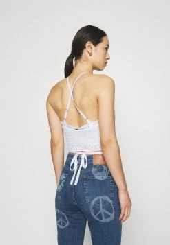 Hollister Co. BARE HIGHNECK - Top - White | Damen -Hollister Geschäft 7b271e0147a9468984504b6bcbb27896